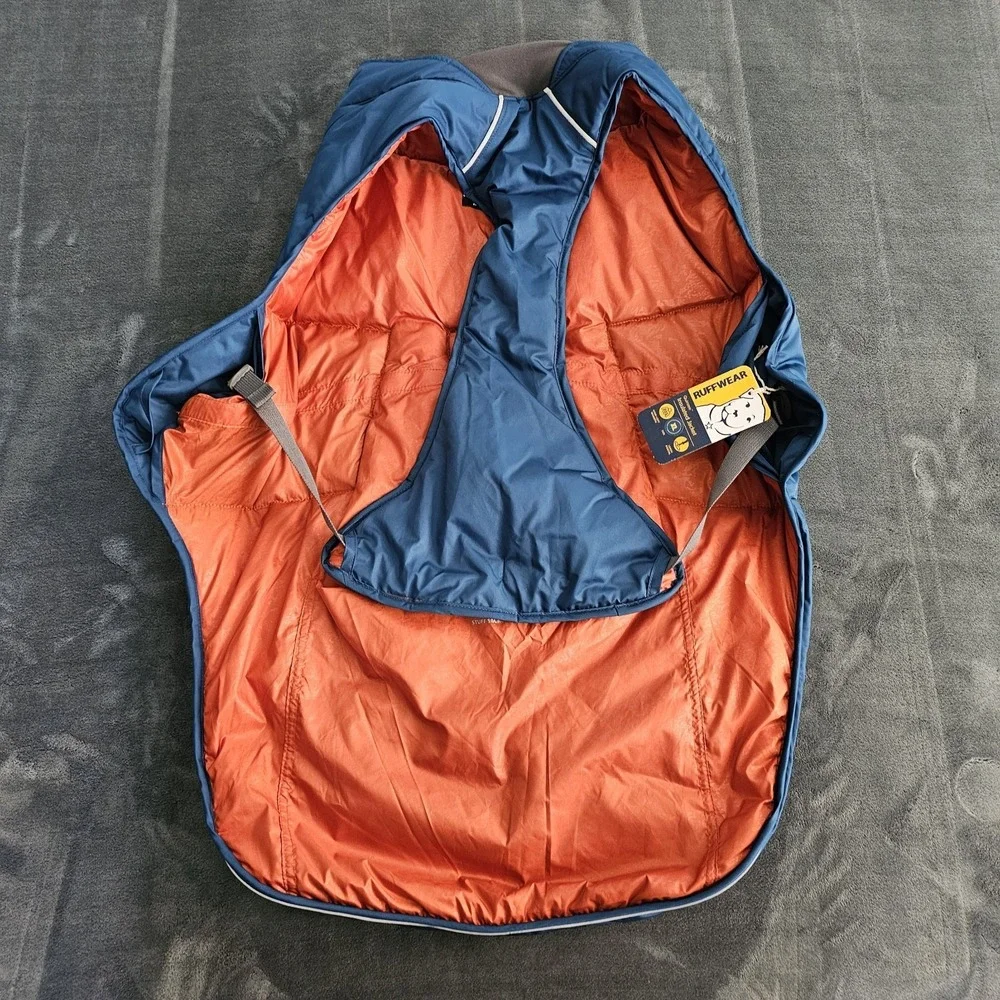 Ruffwear Quinzee Insulated Dog Jacket 05603-460L1 XL Blue Moon NEW